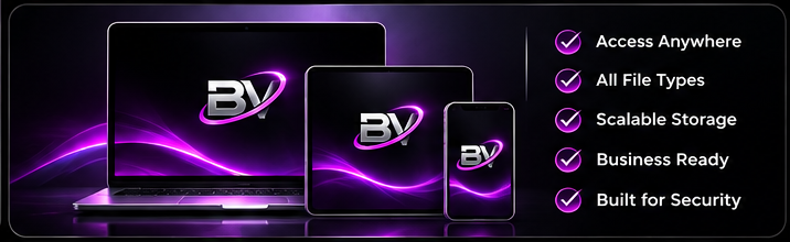 BlackVault Drive on laptop, tablet, and phone